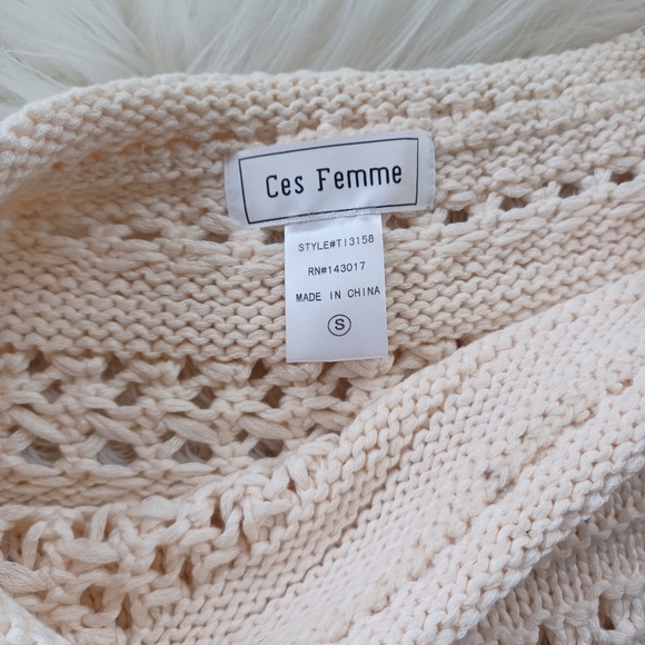 {Ces Femme} Frozen Kisses Knit Sweater - Picture 8 of 11